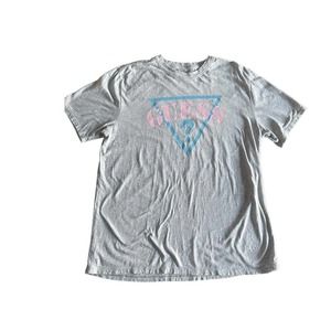 Vintage 90's Guess Jeans USA T-Shirt Mens Size Medium Gray with Guess Logo